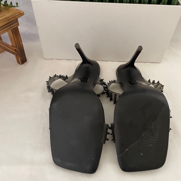 Steve Madden Black Spike Heels Size 7. - Picture 5 of 5